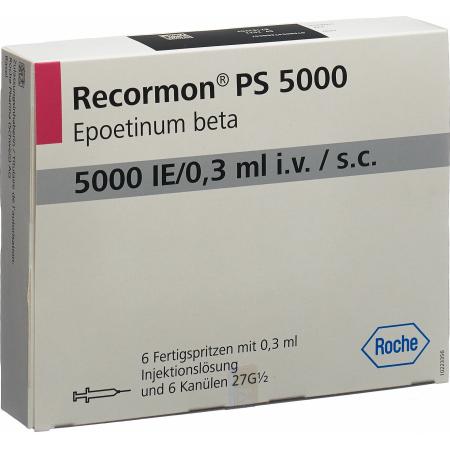 Recormon PS Inj L&ouml;s 5000 IU/0.3ml with needle protection Fertspr 6 pcs - PrimeCare Global
